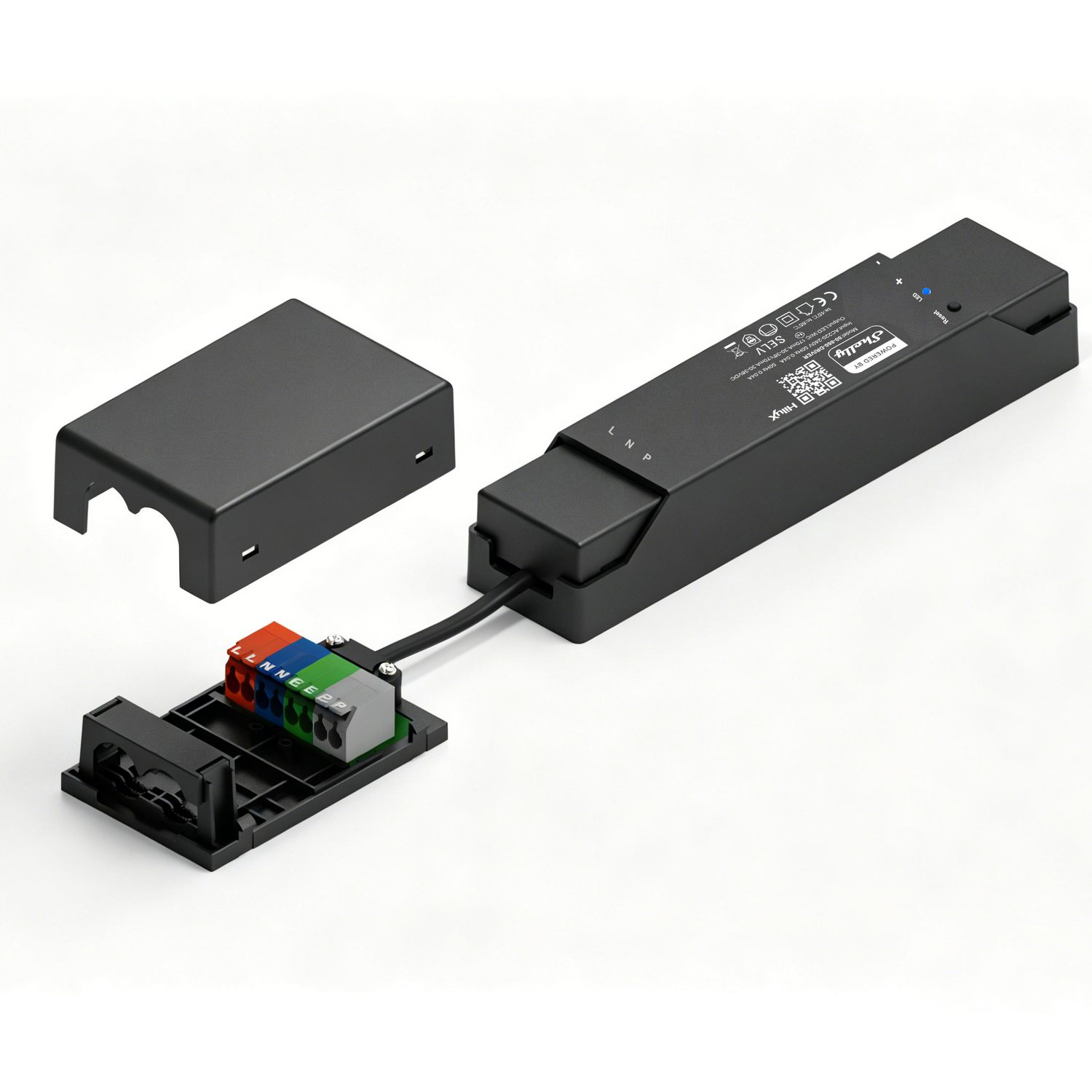 Connector Box — Separated, Terminals Exposed
