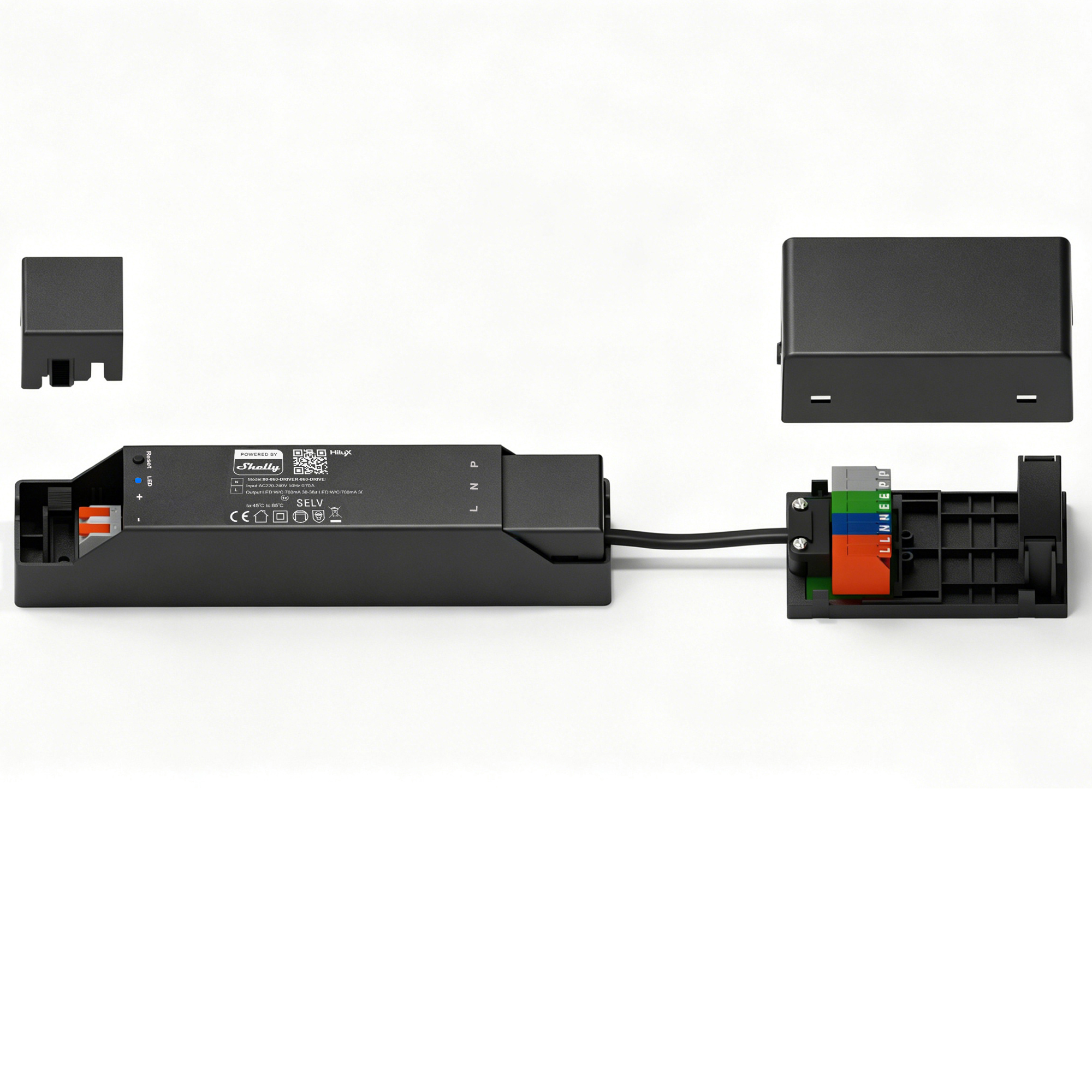 Connector Box — 8-Pole Terminals Open