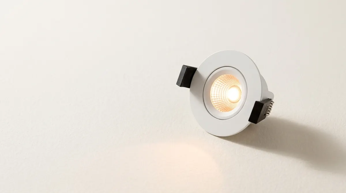 HiluX DS8 recessed spotlight, lit