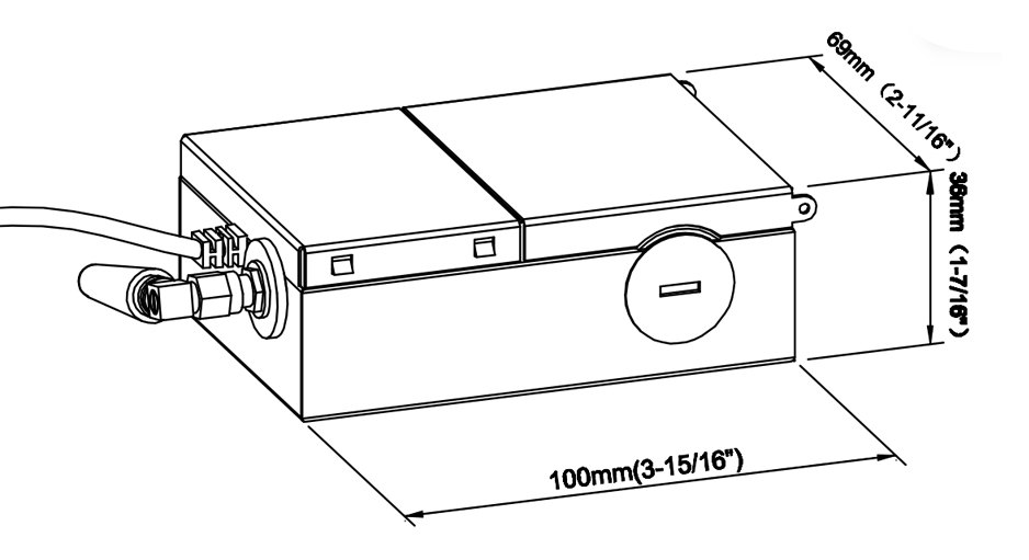 Smart driver junction box — dimensions