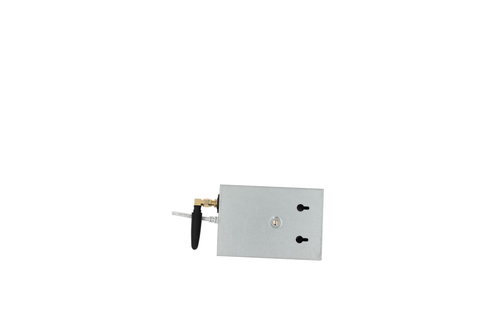 Junction box — rear, keyholes