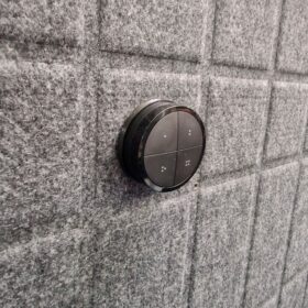 Round Bracket for Hue Tap Dial Switch – Black