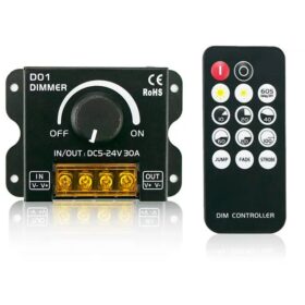Regulador - Manual + Remoto - 5V/12V/24V - 30A