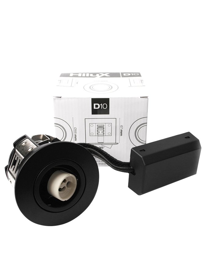 HiluX D10 Recessed Spotlight – Indoor – Black