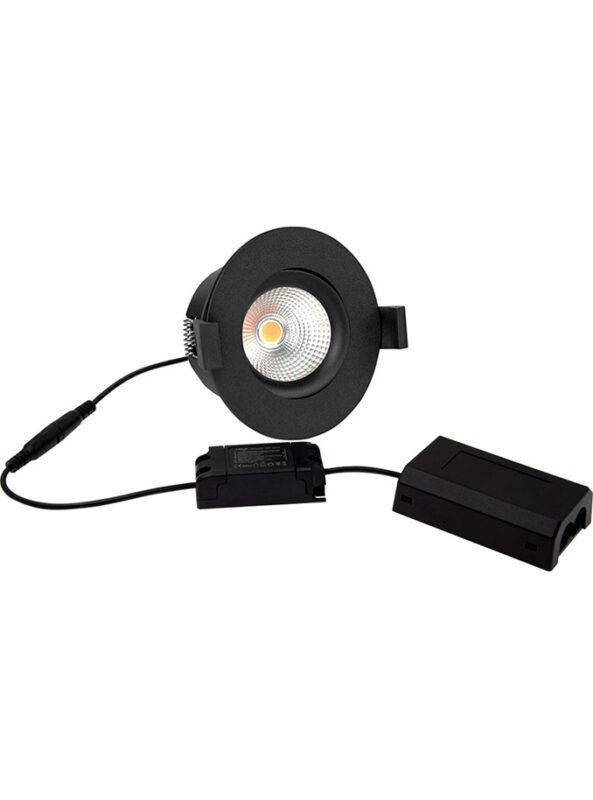 HiluX D8 Tilt360 – Full Spectrum LED Recessed Spotlight – Ra97 – 3000K – Black