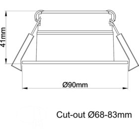 HiluX D8 Tilt360 – Full Spectrum LED Recessed Spotlight – Ra97 – 3000K – White