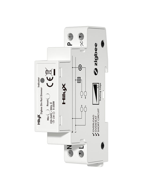 Dimmer HiluX Zigbee per guida DIN - 250 W