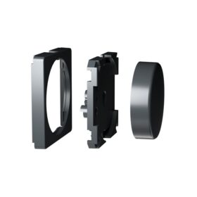 Tapa frontal para regulador giratorio Zigbee - Gris antracita