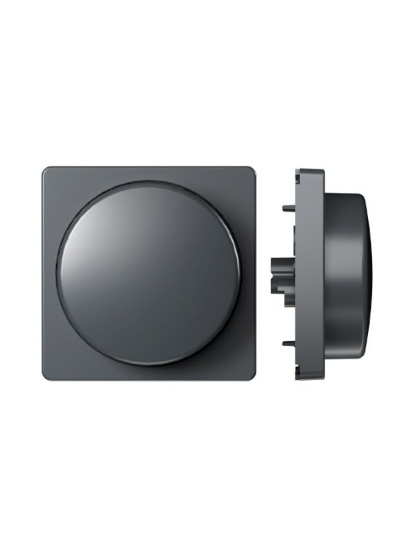 Tapa frontal para regulador giratorio Zigbee - Gris antracita