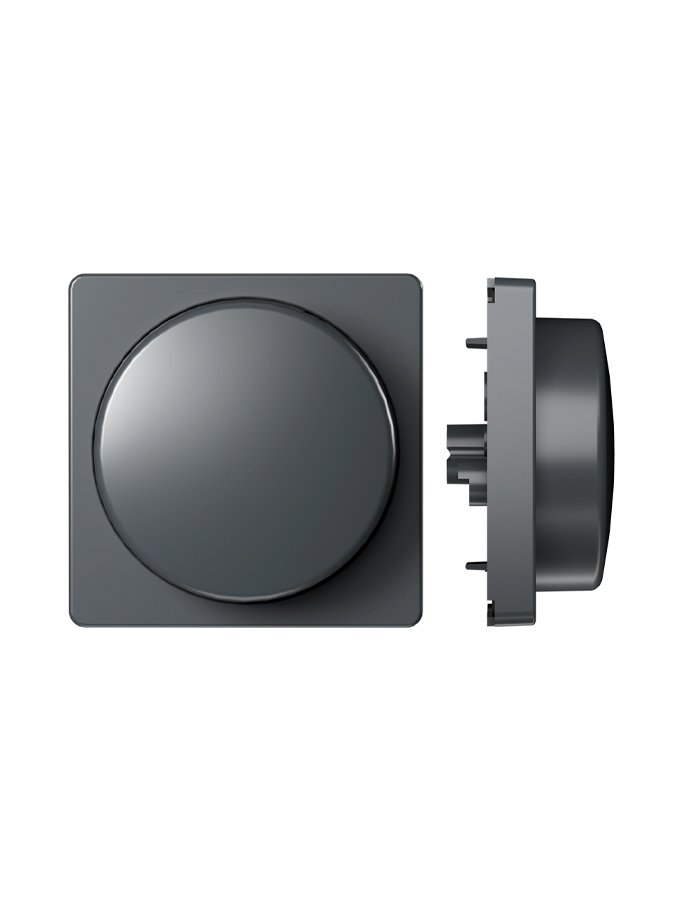 Front Cover for Zigbee Rotary Dimmer – Charcoal Grey