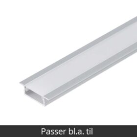 Profilé aluminium - Modèle G pour Philips Hue et WiZ - Alu
