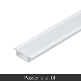 Aluminium Profile – Model G for Philips Hue and WiZ – White