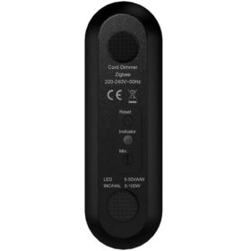 Zigbee dæmper til ledning - sort