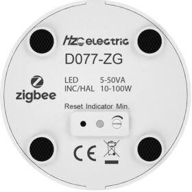 Dimmer Zigbee in linea - interruttore a pedale - bianco