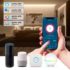 Dimmer Zigbee in linea - interruttore a pedale - bianco