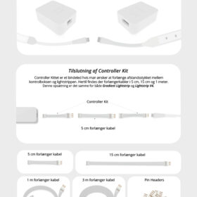 Cavo per Philips Hue Gradient LightStrip - splitter a Y - bianco - 1 pz