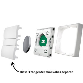 Lightbee Zigbee Switch for FUGA – Replaceable Buttons