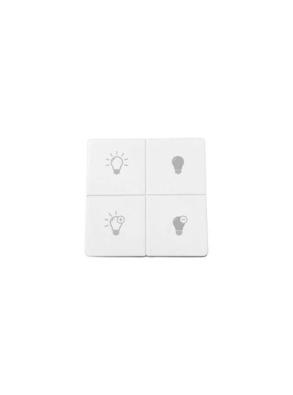 Tasti Lightbee Zigbee con pittogrammi a lampadina