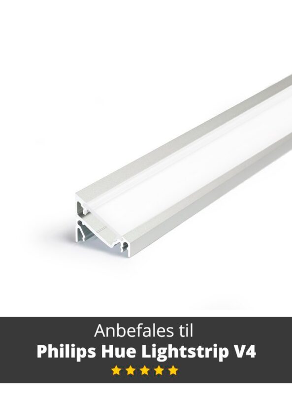 Profilé aluminium - Modèle C pour Philips Hue et WiZ - Alu