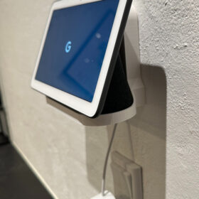 Support mural pour Google Nest Hub avec cache-câble