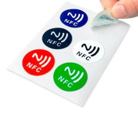 Tag NFC - NTAG213 - Autocollants colorés - 6 pièces