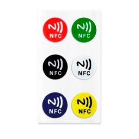 Tag NFC - NTAG213 - Autocollants colorés - 6 pièces