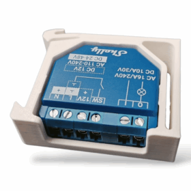 Shelly – DIN Rail Adapter for Gen2 Devices (Shelly Plus I4, I4 DC, Plus 1, Plus 1PM, Plus 2PM, 0-10V Dimmer)