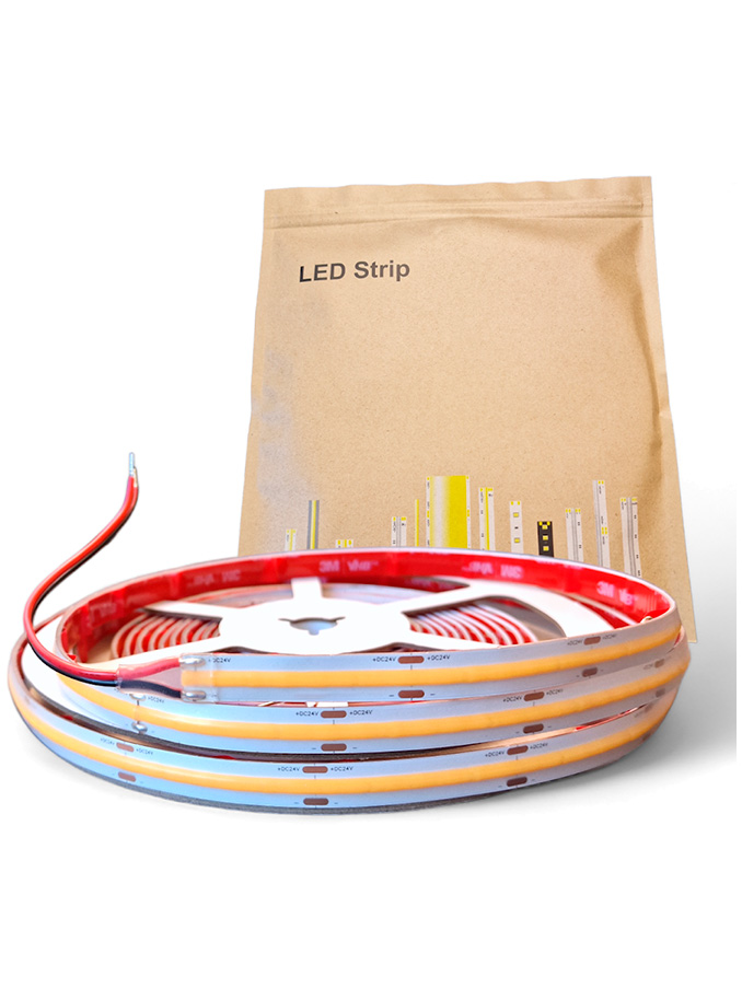 HiluX Longline COB LED Strips – 24V – 7W – 500lm/m – 2700K – CRI95+ – 5m – IP65