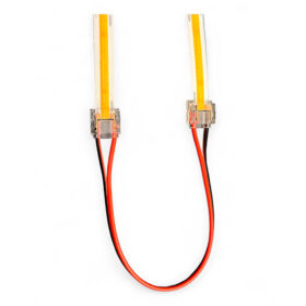 Double SmartClip voor 10 mm COB LED-strip met 15 cm kabel - 5-pack