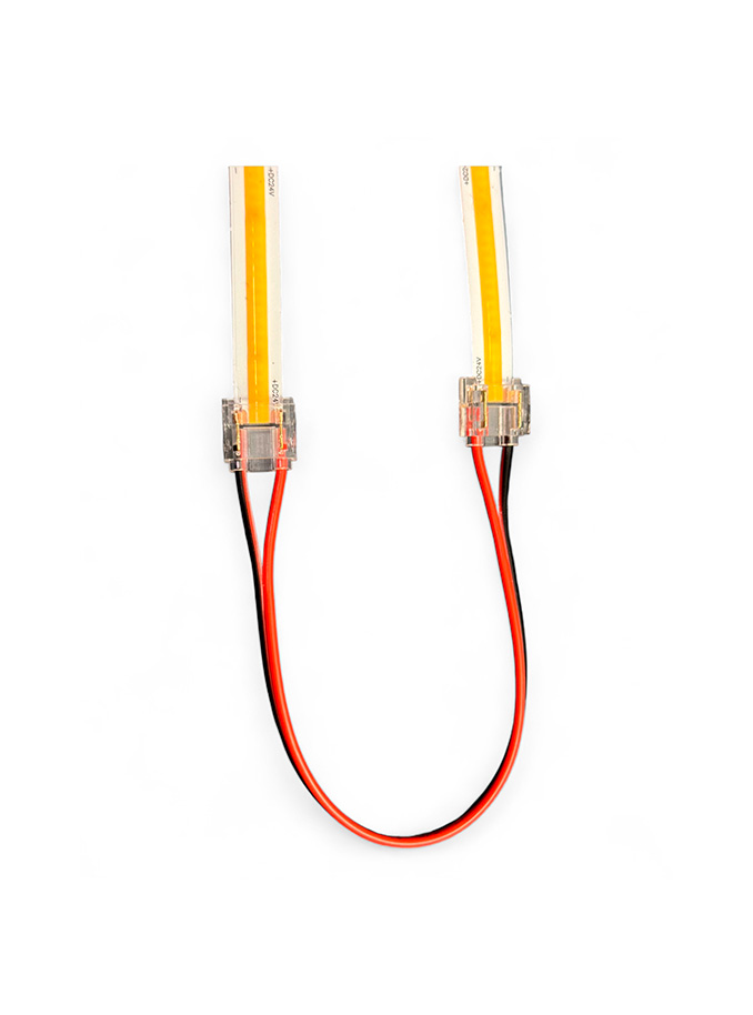 Double SmartClip for 10mm COB LED Strip with 15cm Cable – 5-pack