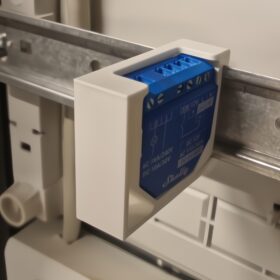 Shelly – DIN Rail Adapter for Gen2 Devices (Shelly Plus I4, I4 DC, Plus 1, Plus 1PM, Plus 2PM, 0-10V Dimmer)