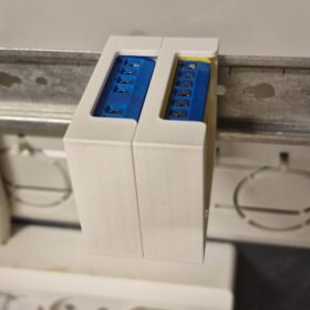 Shelly – DIN Rail Adapter for Gen2 Devices (Shelly Plus I4, I4 DC, Plus 1, Plus 1PM, Plus 2PM, 0-10V Dimmer)