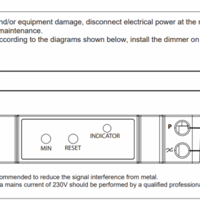 Dimmer HiluX Zigbee per guida DIN - 250 W
