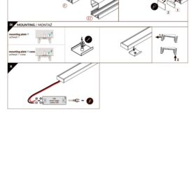 Aluminium Profile – Model S for Philips Hue and WiZ – White