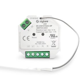 Mini interruptor doble Zigbee - 2 x 390W