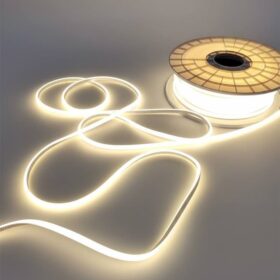HiluX HighPower COB 230V LED strip — 50 metre roll with warm white light