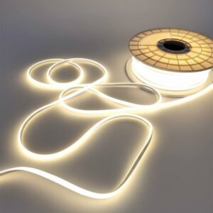 HiluX HighPower COB 230V LED strip — 50 metre roll with warm white light